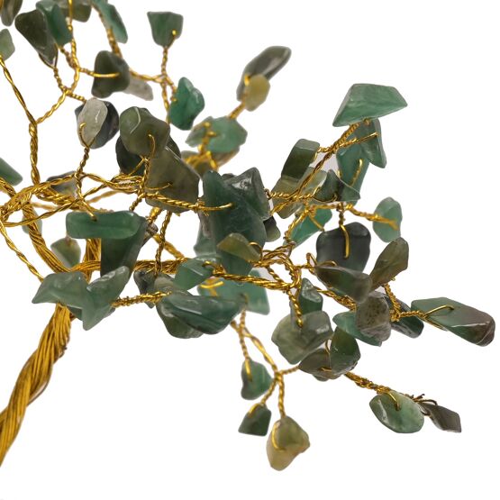 Serenity Gemstone Tree Green - Luck Small