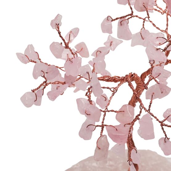 Serenity Gemstone Tree Rose Quartz - Love Small