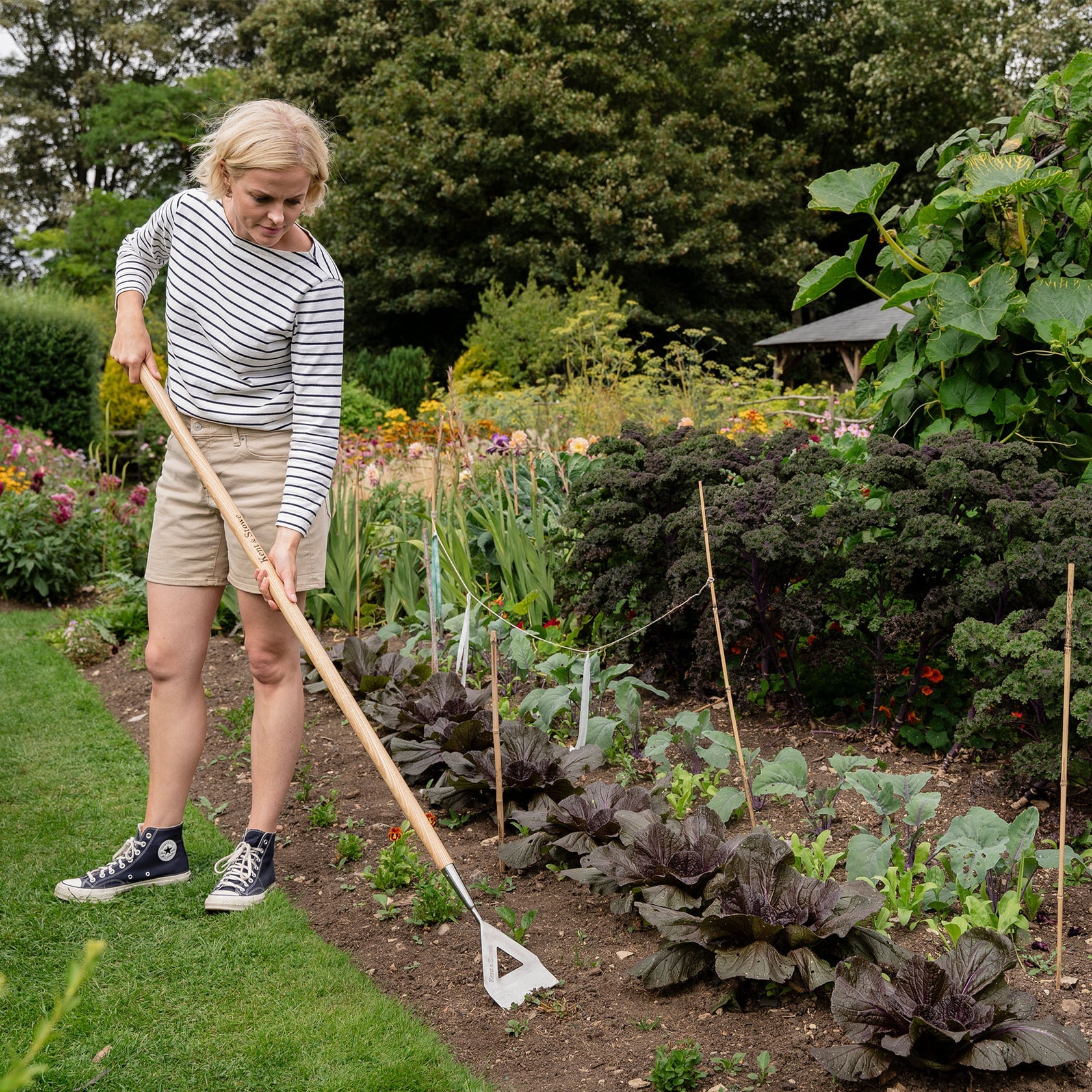 Kent & Stowe Stainless Steel Long Handled Dutch Hoe