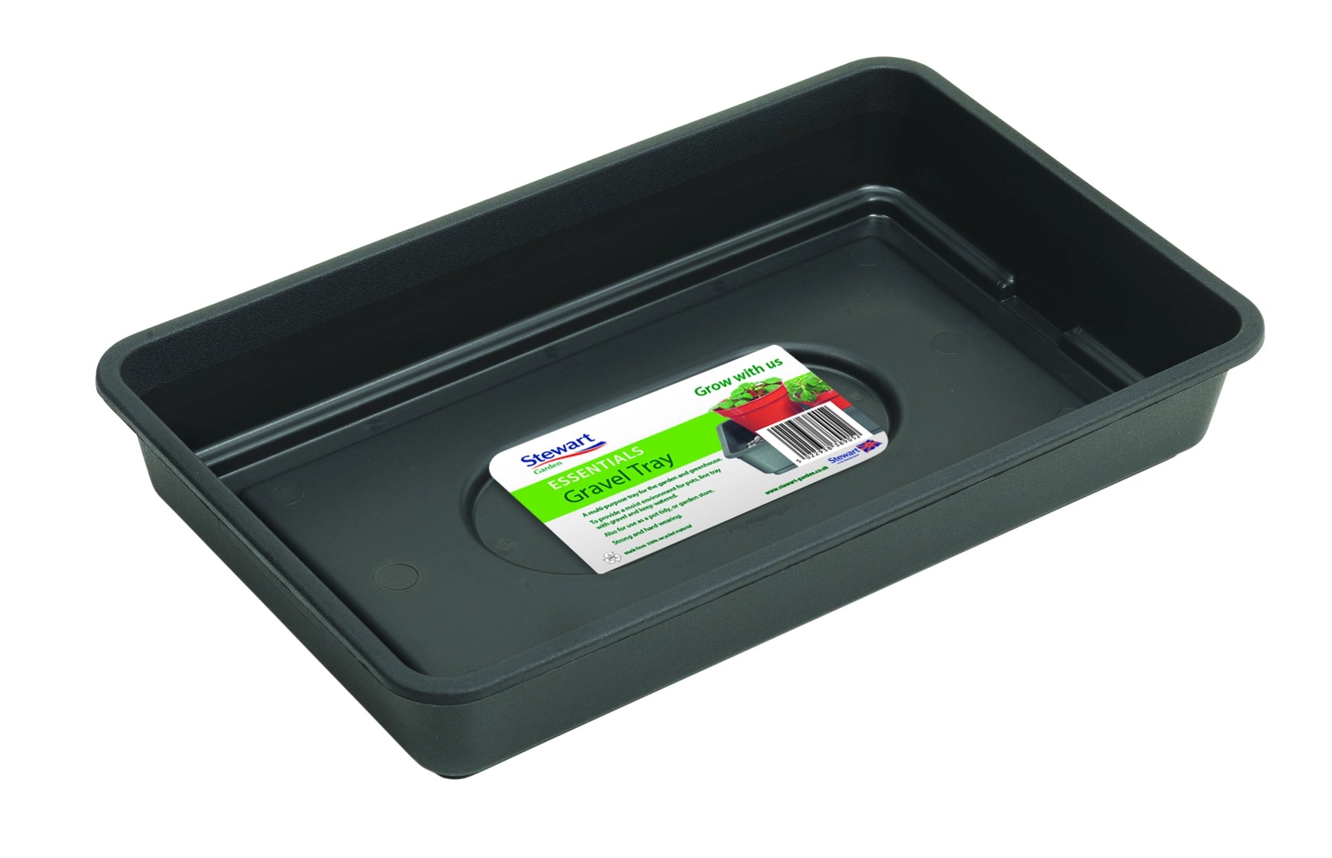 Stew. Essentials Black Gravel Tray 38cm