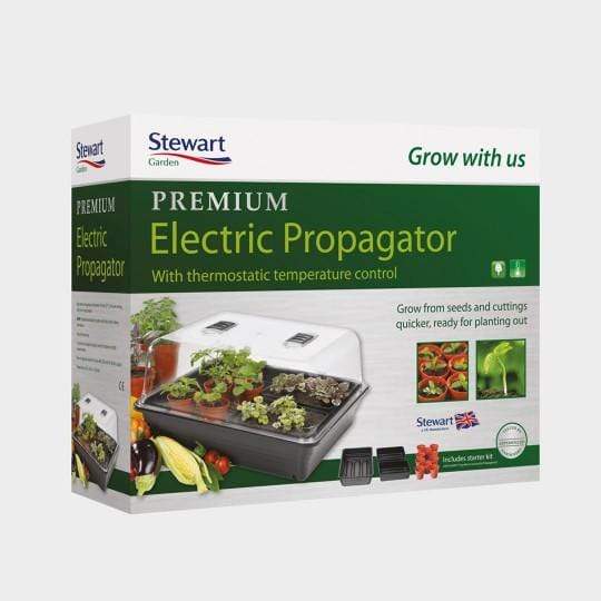 Stewart Plastics Thermostatic Control Electric Propagator Black 52cm