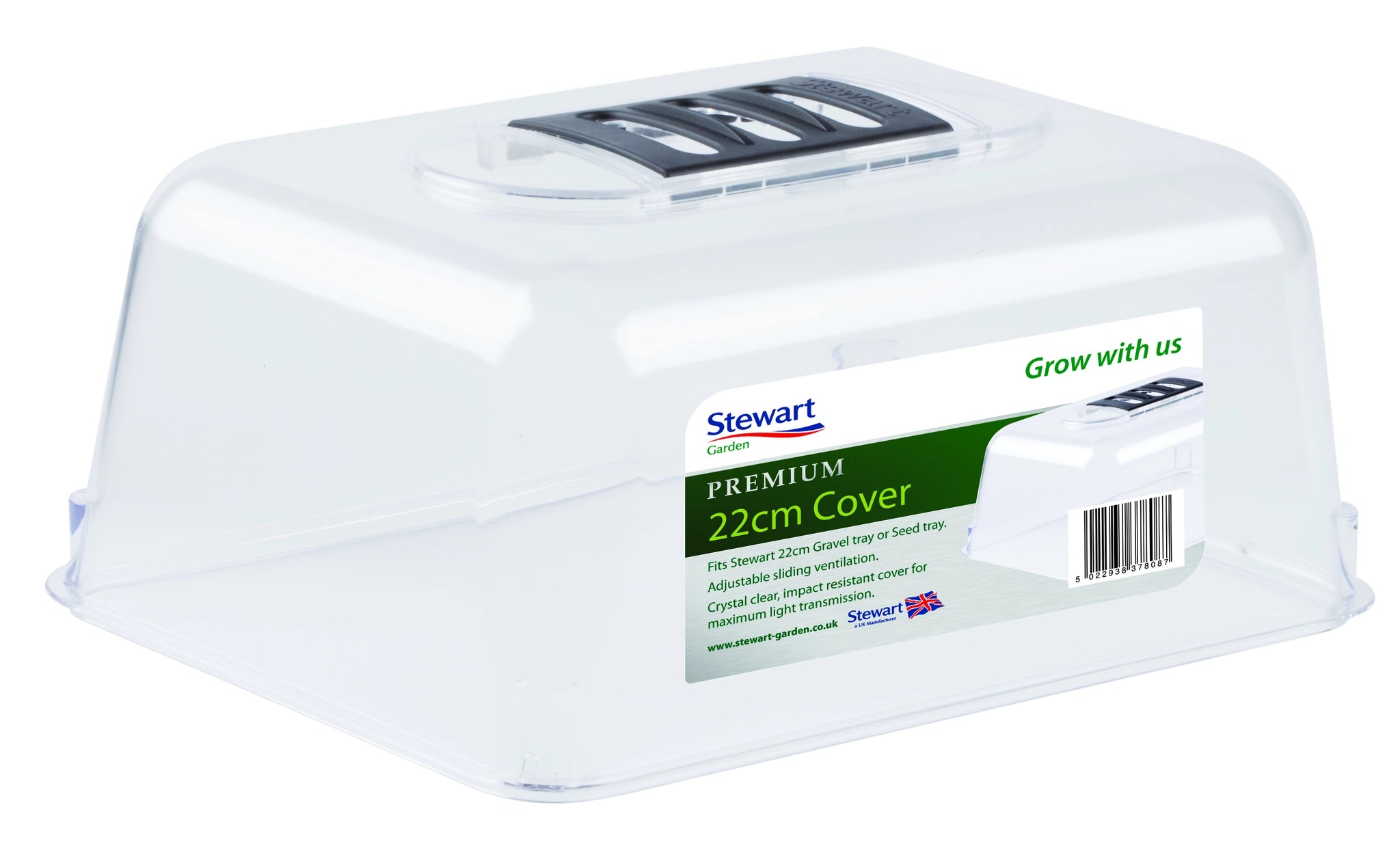 Stewart Propagator Cover Clear 22cm