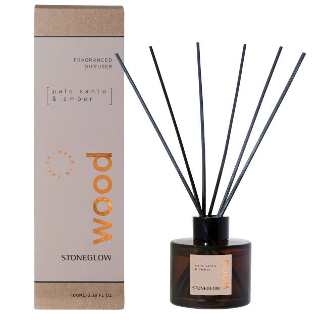 Elements Wood Palo Santo & Amber Reed Diffuser 100ml
