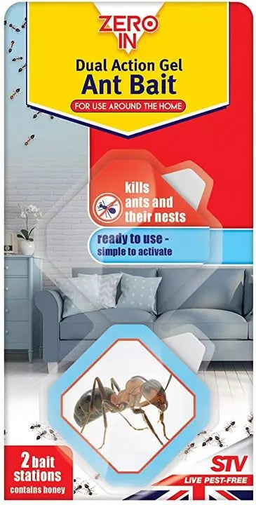 STV Zero Ant Killer Bait Gel Twin Pk