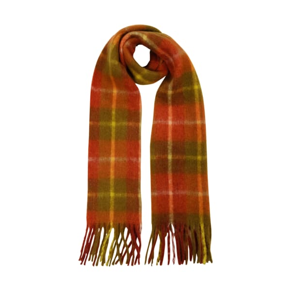 Heritage Traditions FoMo Tartan Check Scarf - Orange