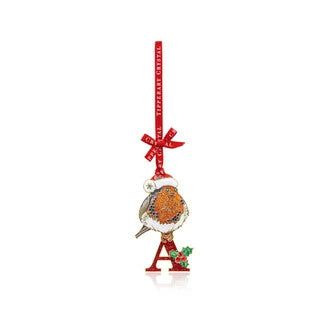 Tipperary Robin Alphabet Initial Hanging Decoration