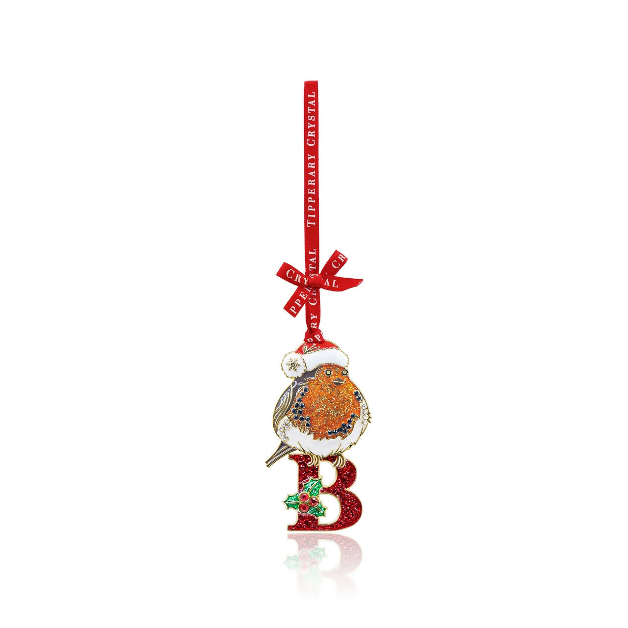 Tipperary Robin Alphabet Initial Hanging Decoration
