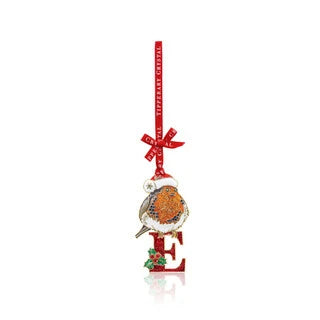 Tipperary Robin Alphabet Initial Hanging Decoration