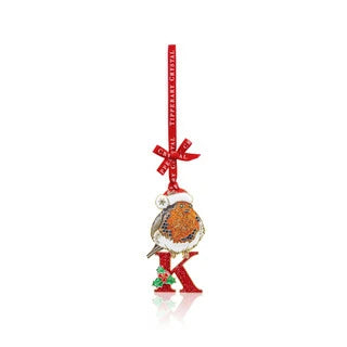 Tipperary Robin Alphabet Initial Hanging Decoration