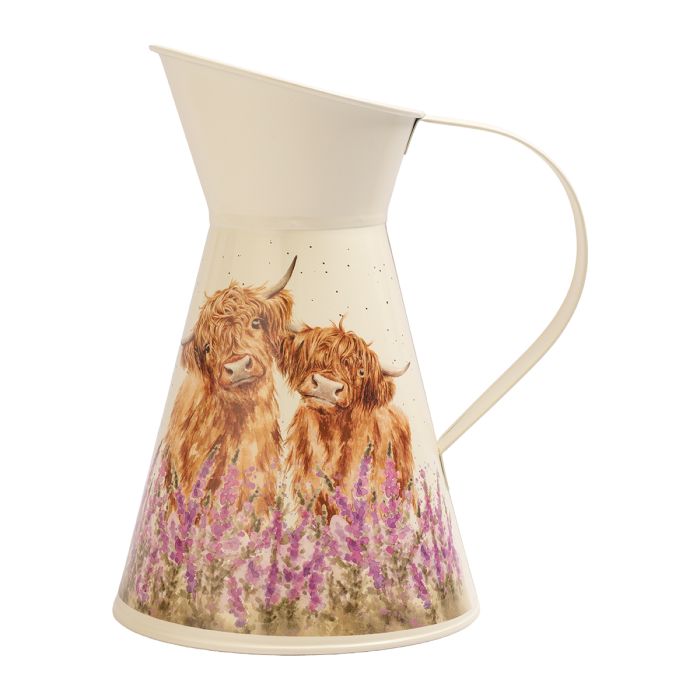 Wrendale Designs 'Gentle Giants' Highland Cow Flower Jug