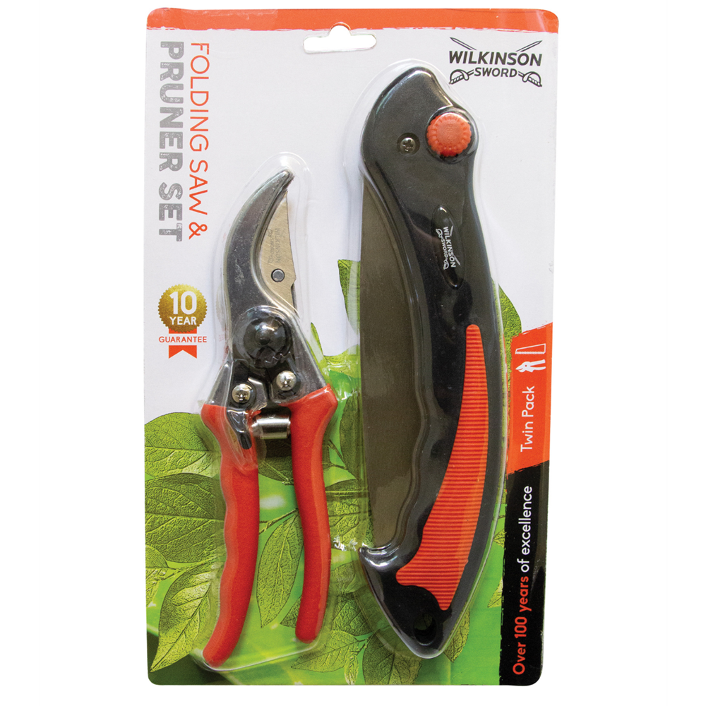 Wilkinson Sword Folding Pruner Saw & Pruner Set
