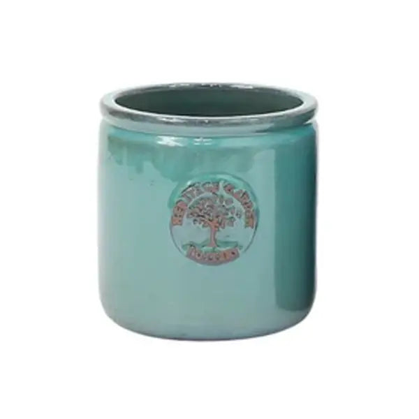 Woodlodge Edwin Cylin Turquoise Pot