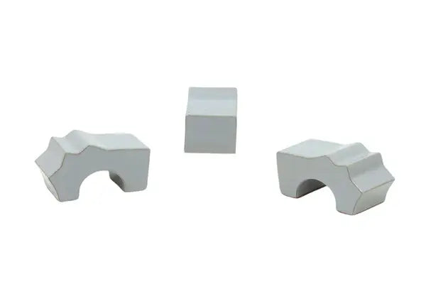 WoodlodgeLarge Grey Glazd Pot Feet X3