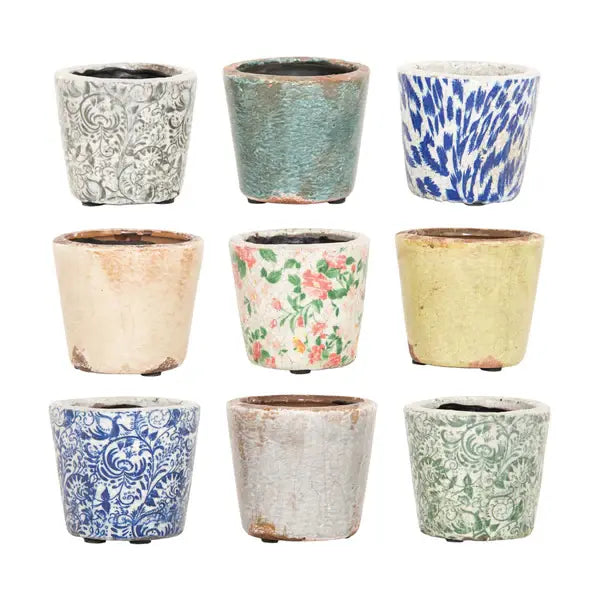 Woodlodge Vintage Pattern Indoor Pot