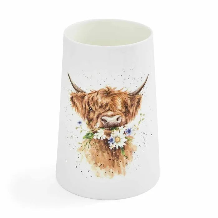Wrendale Designs Vase 20cm Daisy Coo (Cow)