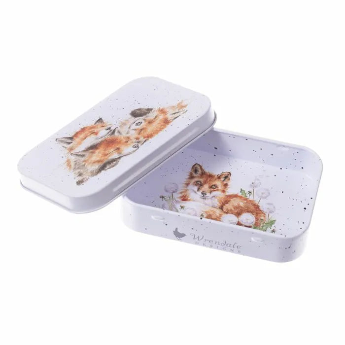 Wrendale Designs Fox Mini Tin - The Afternoon Nap