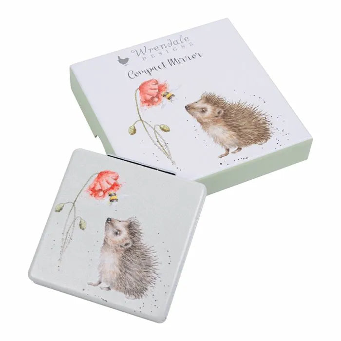 Wrendale Designs Hedgehog Mirror - Busy as a Bee