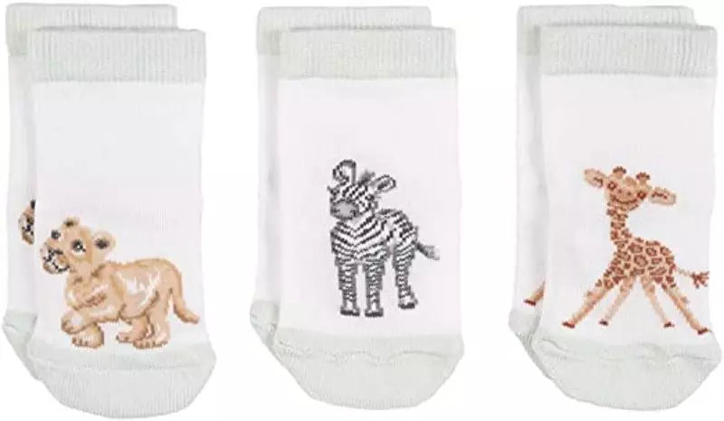Wrendale Designs Little Savannah Baby Socks Set - 6-12 Months