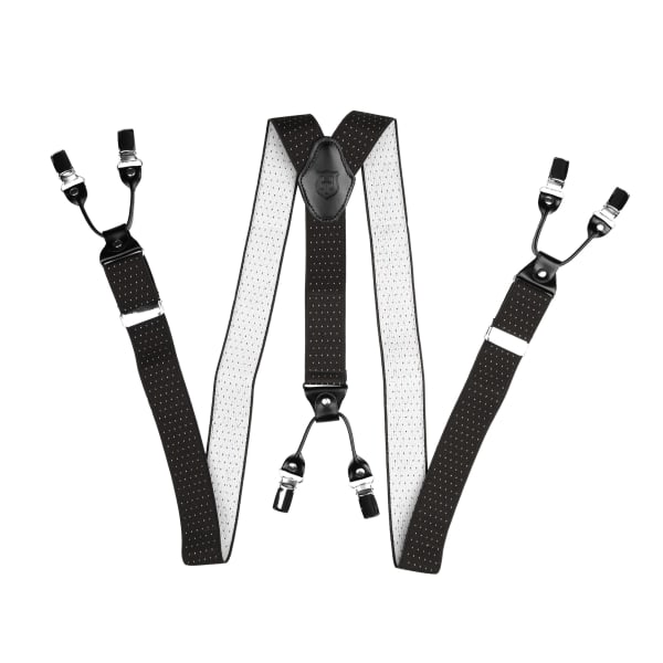 Heritage Traditions Braces -Black Multi Spot