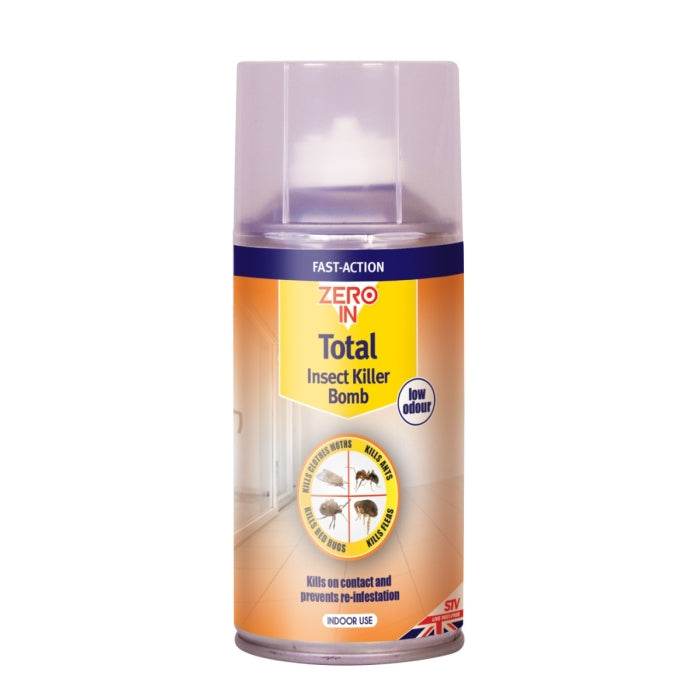 STV Zero In Total Insect Killer Bomb - 150ml One Shot Aerosol