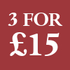 3 for £15