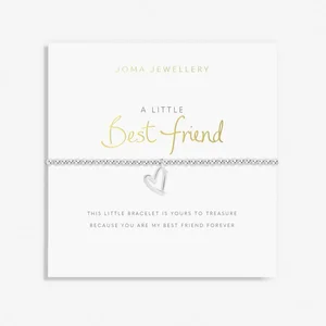 A Little 'Best Friend' Silver Bracelet 17.5cm