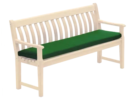 A/Rose Olefin Bench Cushion Green 5'