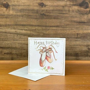 Alex C BALLET SCHOES BIRTHDAY CARD