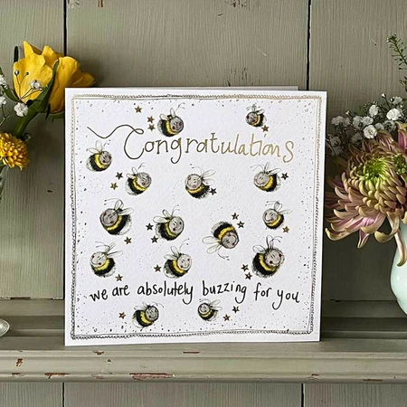 Alex C BEE CONGRATULATED CARD