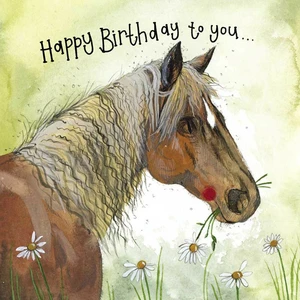 Alex C  SUNSHINE HORSE CARD