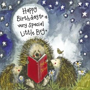 Alex Clark Cards LS156 STARLIGHT STORYTIME BIRTHDAY LITTLE FOIL CARD