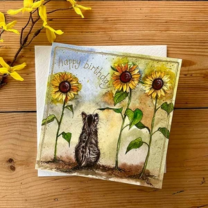 Alex C Cats and Sunflowers