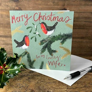 Alex Clark Chrismas Card Wife