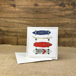 Alex C SKATEBOARDS BIRTHDAY CARD