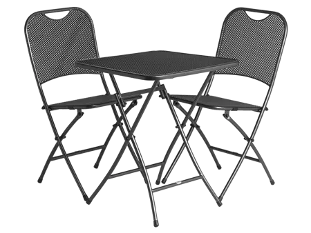A/Rose Portofino Tea For 2 Folding Bistro Set - image 1