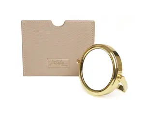 Stone - Mirror & Pouch - 7x Magnification