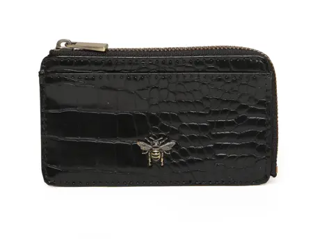 Black Croc - Bath Coin/Card Purse - image 1