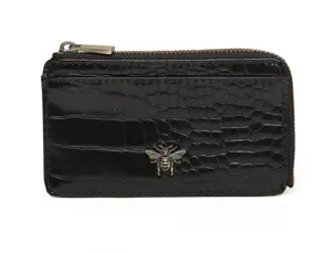Black Croc - Bath Coin/Card Purse - image 1