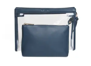 Navy - 2pc Beauty Set