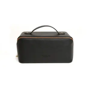 Black - Nappa Train Case