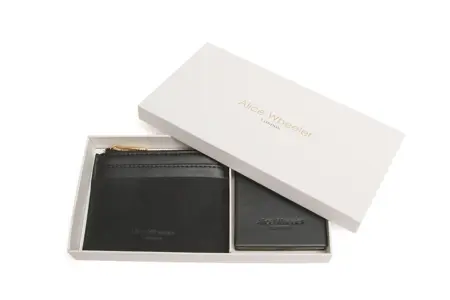Black verona Coin purse & vienna compact mirror gift set - image 1