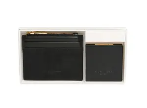 Black verona Coin purse & vienna compact mirror gift set - image 2