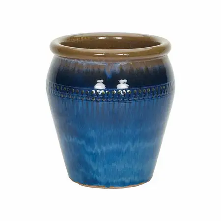 Apta Chamberlain Balmoral Blue Jar 27cm