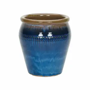 Apta Chamberlain Balmoral Blue Jar 27cm