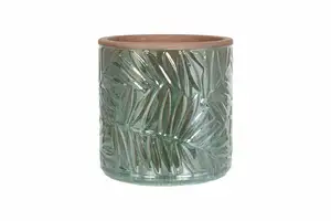 Apta Palm Cylinder Pot 17cm