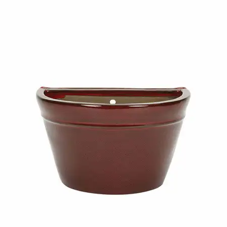 Apta Red Glazed Jar Wall Pot 29cm