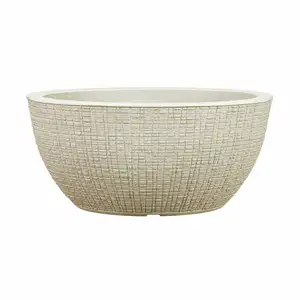 Weben Bowl Sand 40cm
