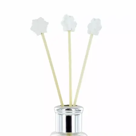 Ceramic Reed Snowflake Shape Topper