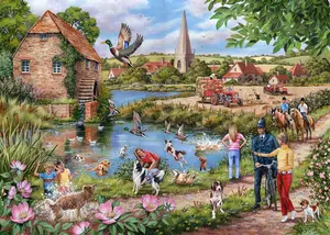 Doggy Paddle 1000 Piece puzzle