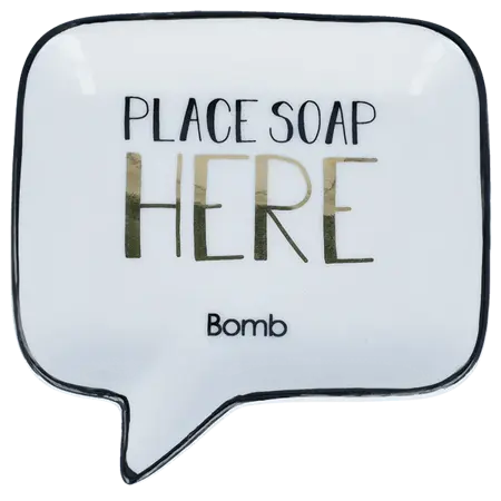 Bomb Cosmetics Dish Soap Place Soap Here